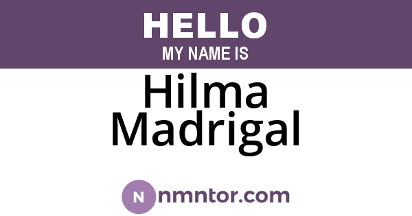 Hilma Madrigal