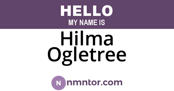 Hilma Ogletree