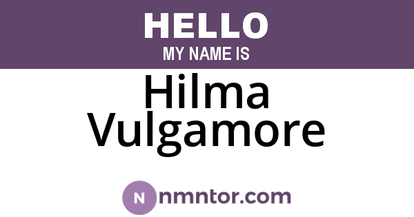 Hilma Vulgamore