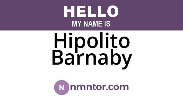 Hipolito Barnaby