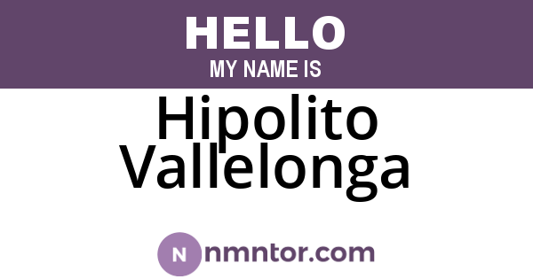 Hipolito Vallelonga