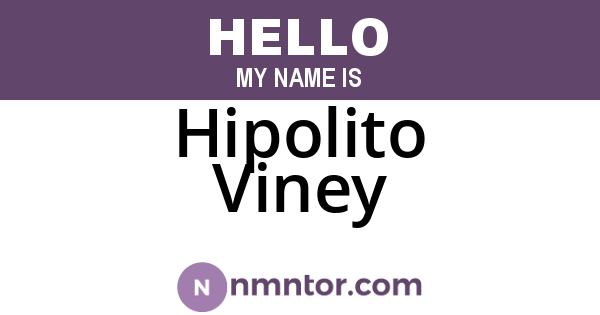 Hipolito Viney