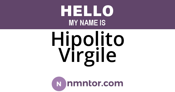 Hipolito Virgile