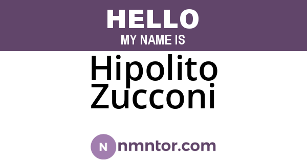 Hipolito Zucconi