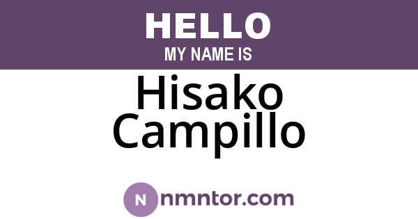 Hisako Campillo