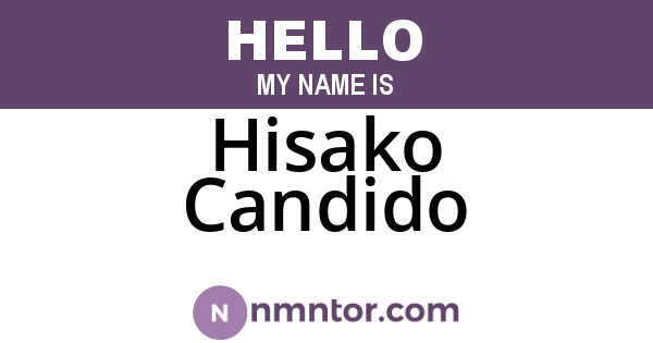 Hisako Candido