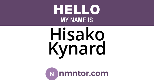Hisako Kynard