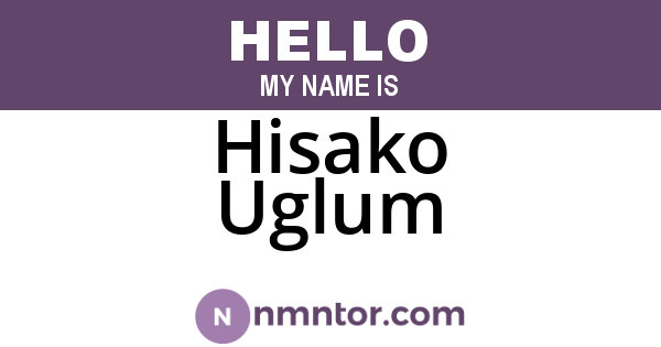 Hisako Uglum