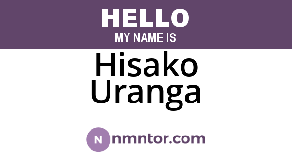 Hisako Uranga