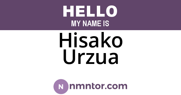 Hisako Urzua