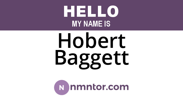 Hobert Baggett