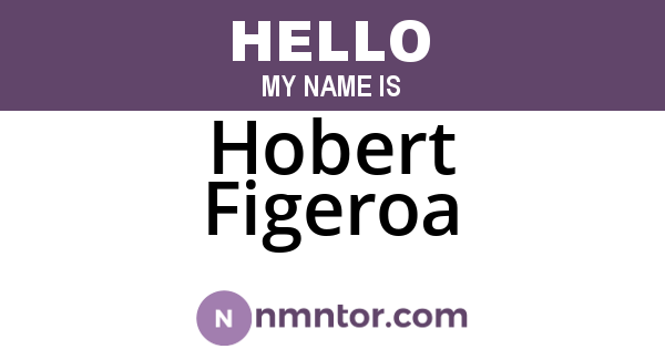 Hobert Figeroa