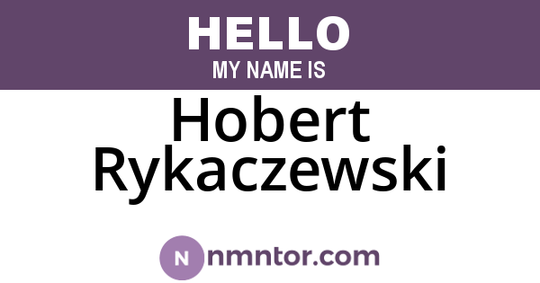 Hobert Rykaczewski