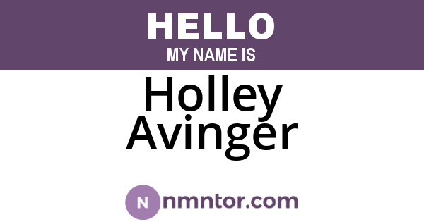 Holley Avinger