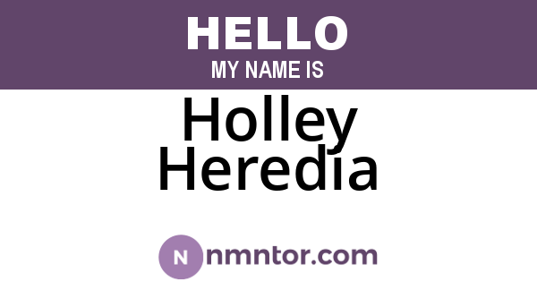 Holley Heredia