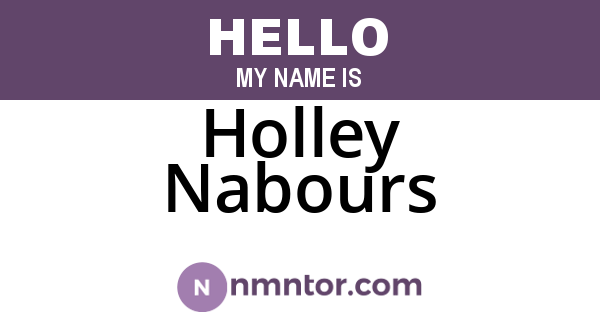 Holley Nabours