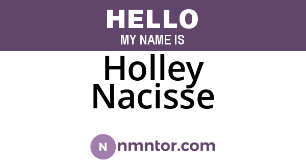 Holley Nacisse