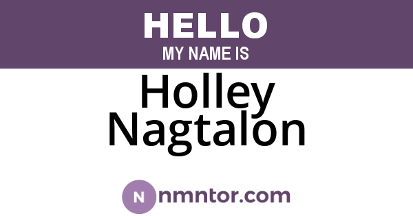 Holley Nagtalon