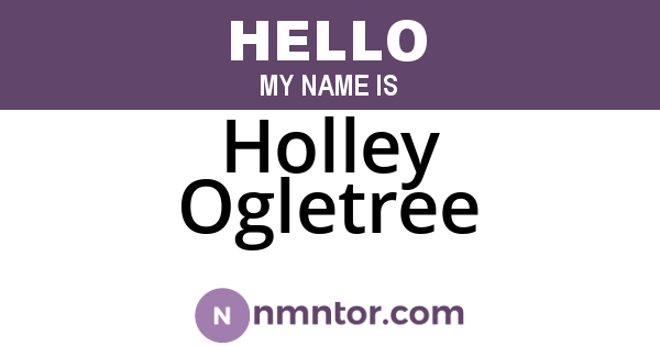 Holley Ogletree