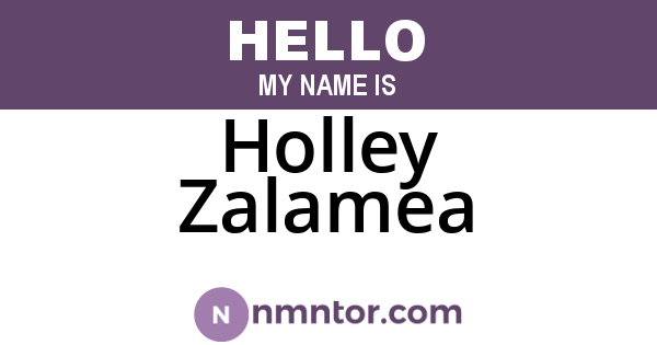 Holley Zalamea