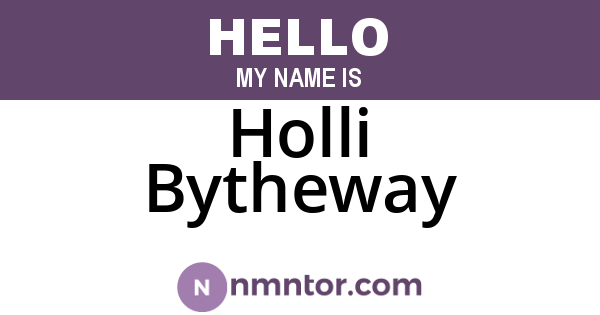 Holli Bytheway