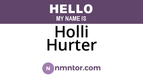 Holli Hurter