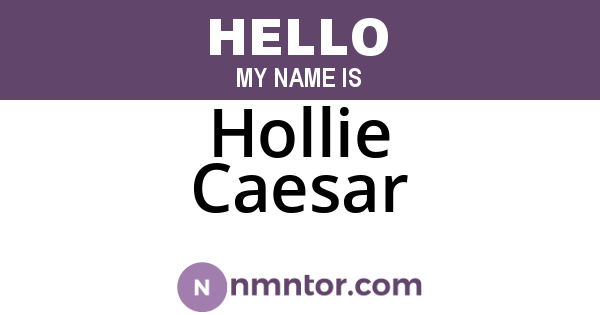 Hollie Caesar