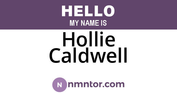 Hollie Caldwell