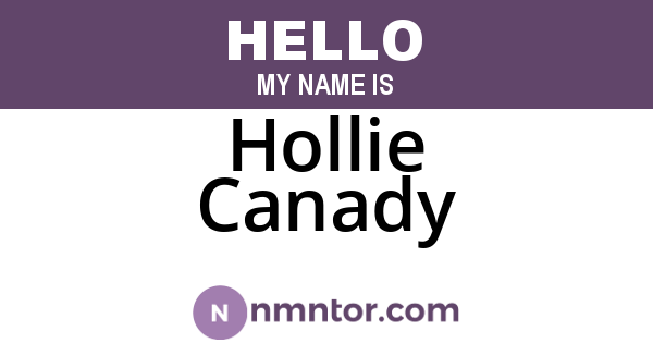 Hollie Canady