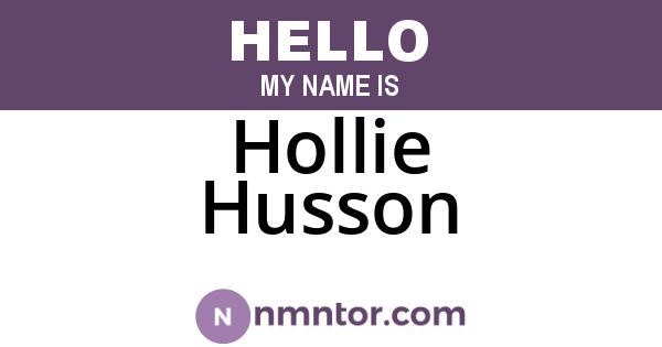 Hollie Husson