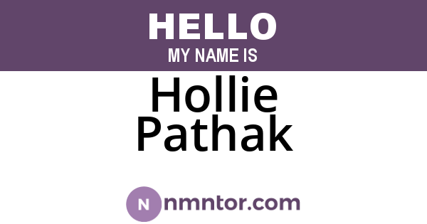 Hollie Pathak