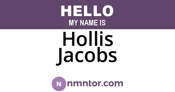 Hollis Jacobs
