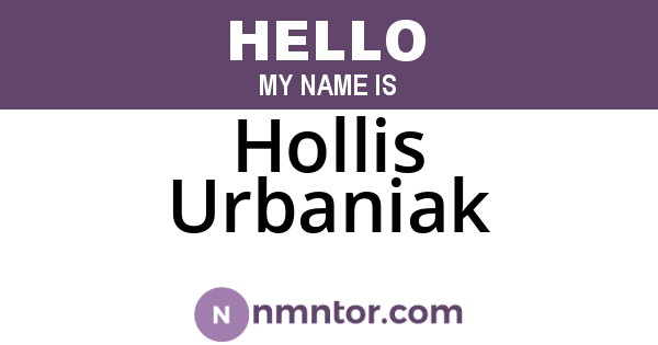 Hollis Urbaniak