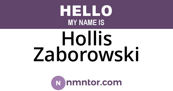 Hollis Zaborowski