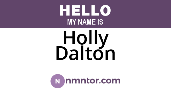 Holly Dalton