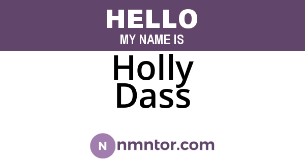 Holly Dass