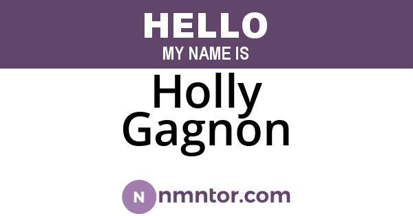 Holly Gagnon