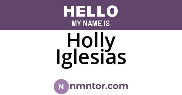 Holly Iglesias