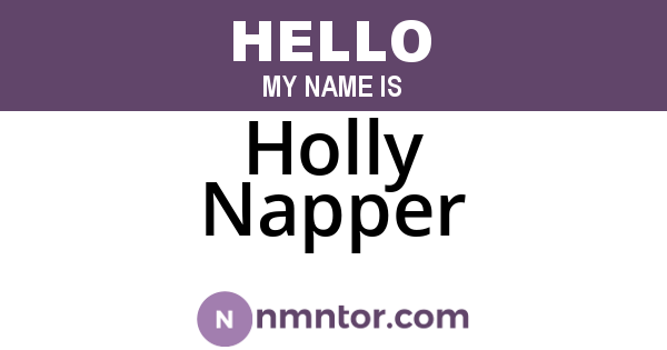 Holly Napper
