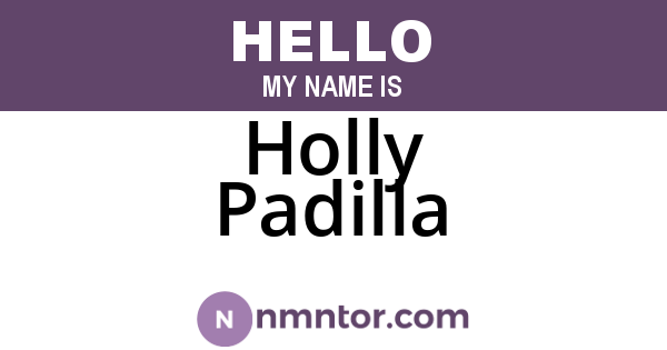 Holly Padilla