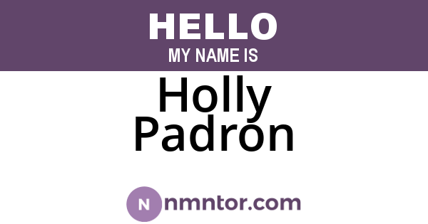 Holly Padron