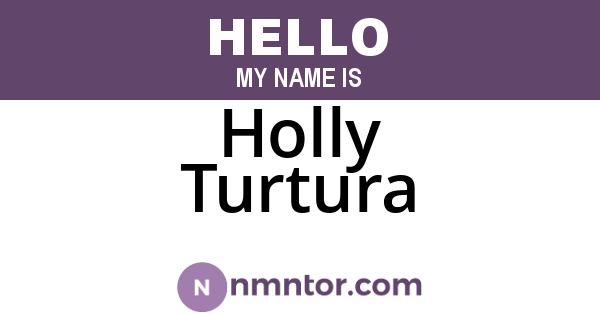 Holly Turtura