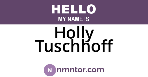 Holly Tuschhoff