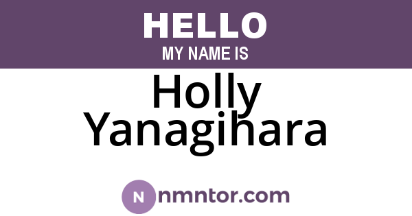 Holly Yanagihara