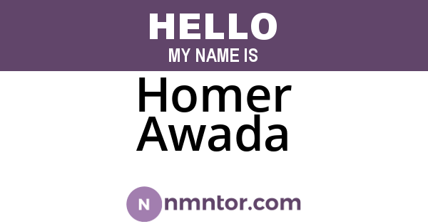 Homer Awada