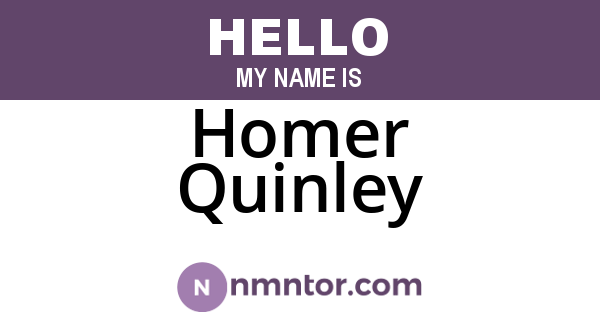 Homer Quinley