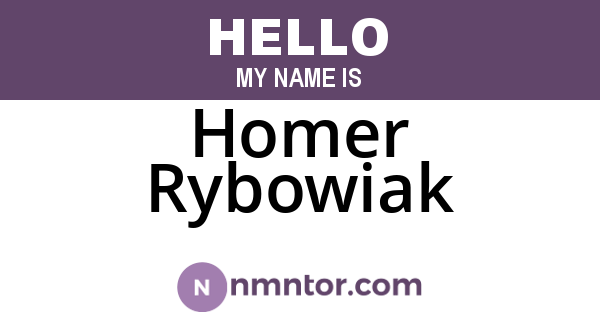 Homer Rybowiak