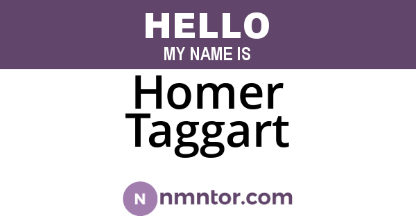 Homer Taggart