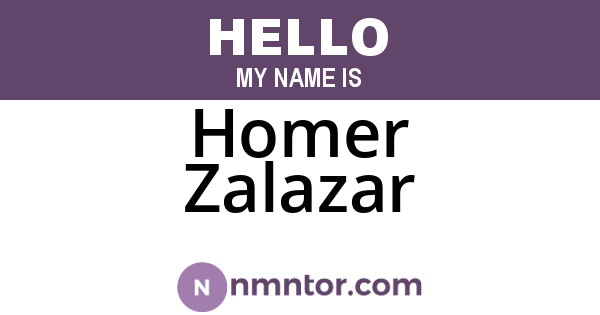 Homer Zalazar