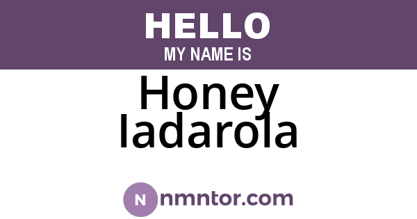 Honey Iadarola